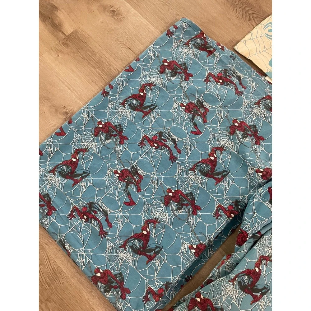 Marvel Spider-Man Twin Sheet Set 3 Pc Flat Fitted Pillowcase Kids Vintage 2005